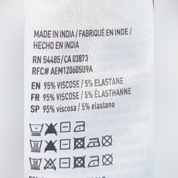 American Eagle Outfitters Tie-Dye Lace-Up Long Sleeve Shirt - Picture 7 of 7